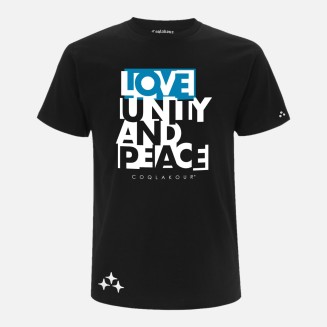 T-Shirt CLK-57 Love Unity And Peace - Part 2 Blue